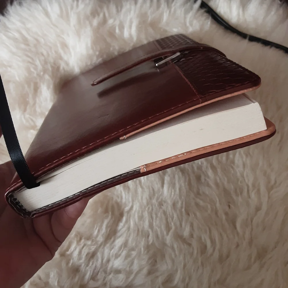 Business Meeting Organizer A4 PU Leather Note Pad Holder
